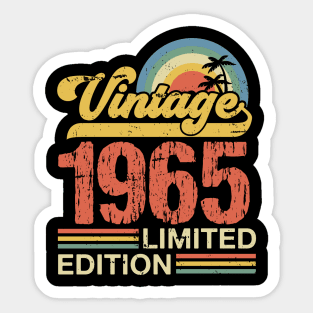 Retro vintage 1965 limited edition Sticker